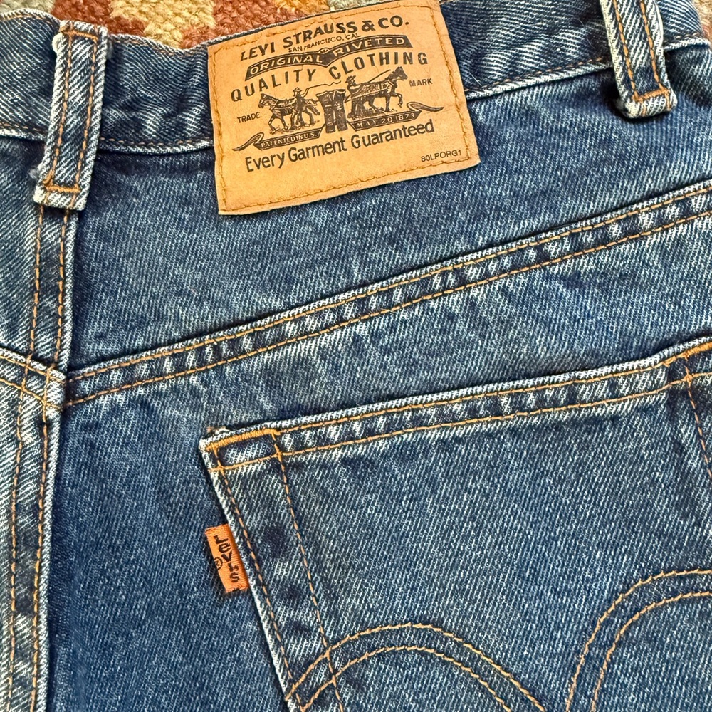 Levi's Orange Tab Blue Jeans 26x28